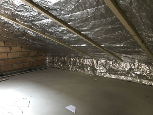 Isolation sous toiture à Nantes