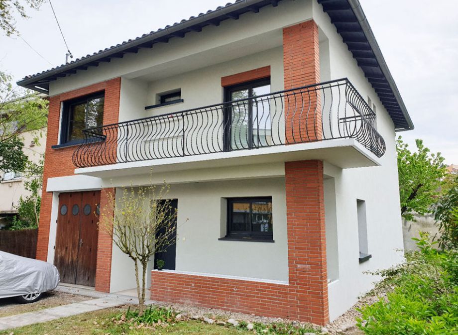 Facade d'une maison en Franche-Comté