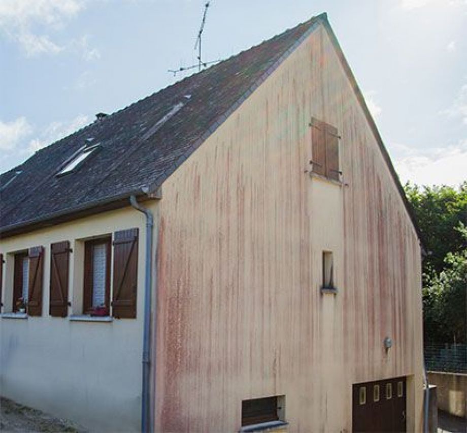 Facade encrassée dans le Pas-de-Calais