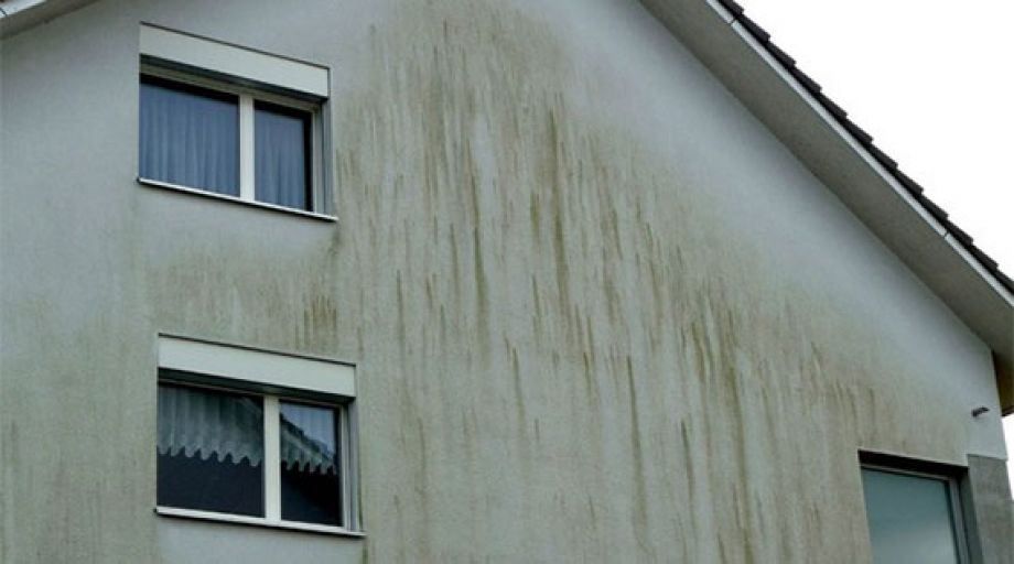 Mur extérieur d'une maison en Franche-Comté