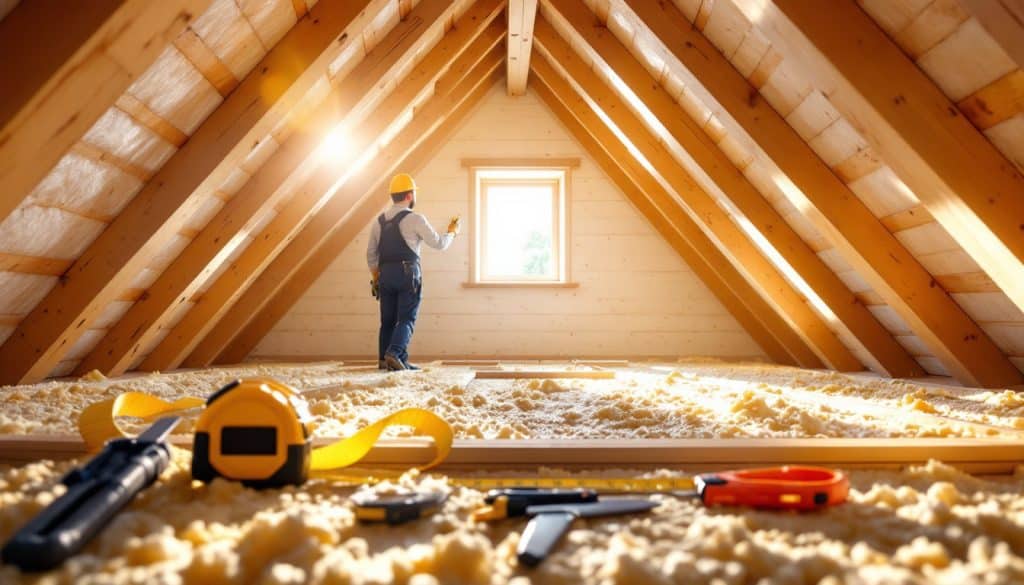 isolation des combles en loire-atlantique (44) : profitez d'un devis gratuit et de travaux rapides pour améliorer le confort thermique de votre habitation.