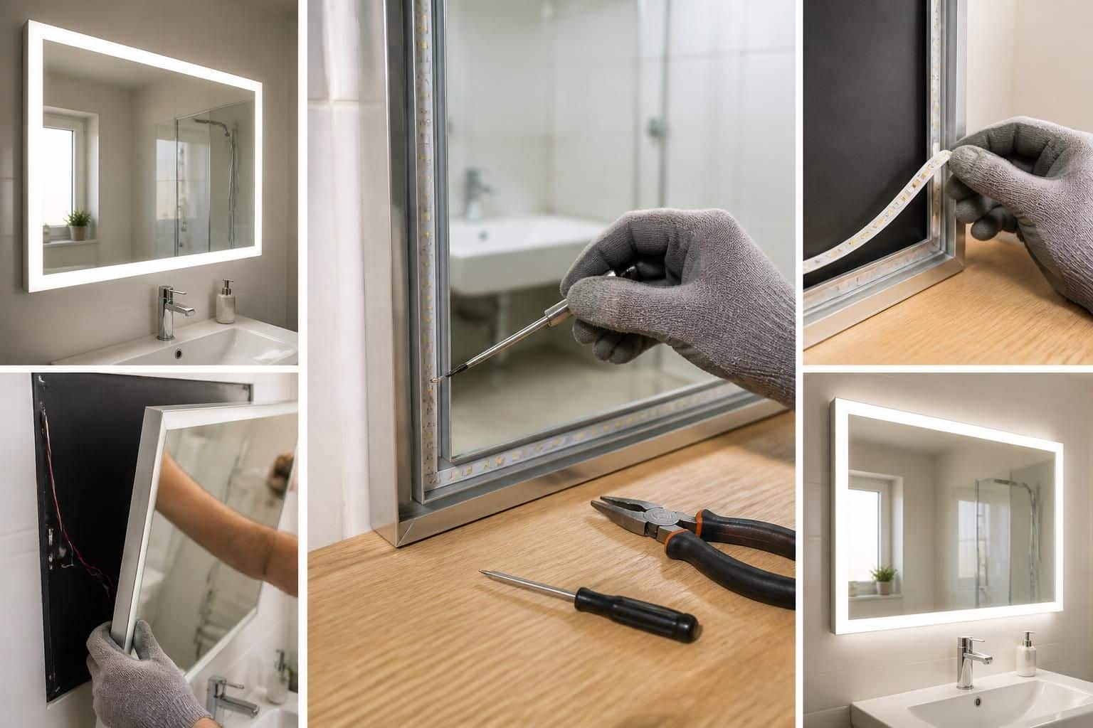 découvrez comment changer la led de votre miroir de salle de bain grâce à nos étapes détaillées et conseils pratiques pour un éclairage optimal et sécurisé.