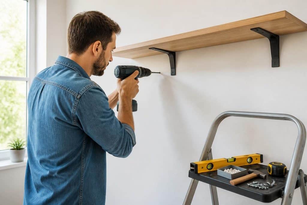 découvrez nos astuces simples et efficaces pour fixer une étagère au mur de manière solide et sécurisée, même sans être un bricoleur expert.