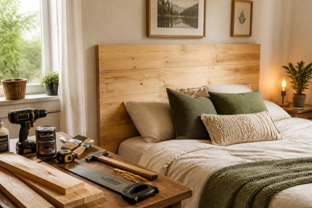 découvrez comment fabriquer une tête de lit en bois avec des idées créatives et des étapes faciles à suivre pour un projet déco réussi.