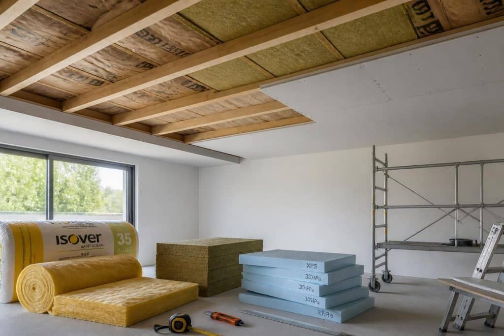 découvrez les meilleures techniques et matériaux pour l'isolation de plafond intérieur en 2026, ainsi qu'une estimation des prix pour optimiser votre confort thermique et réaliser des économies d'énergie.
