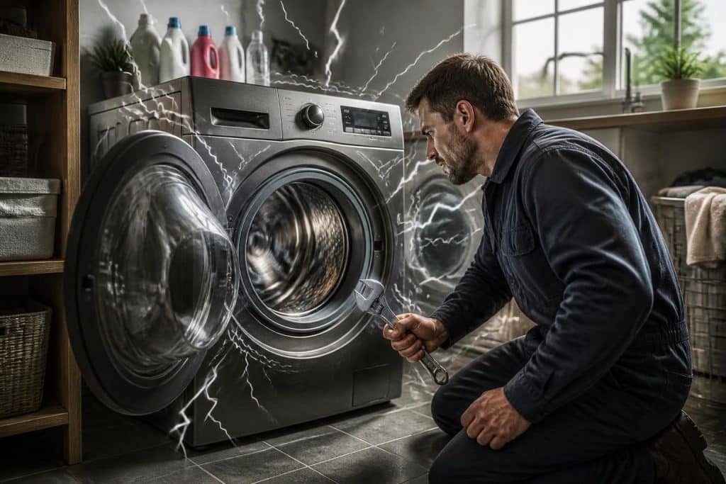 découvrez les causes du bruit de marteau-piqueur de votre machine à laver et trouvez des solutions rapides pour y remédier efficacement.