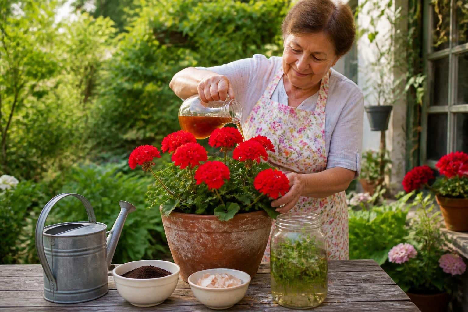 découvrez la recette de grand-mère pour avoir de beaux géraniums naturellement, avec des astuces simples et efficaces pour un jardin éclatant de santé.
