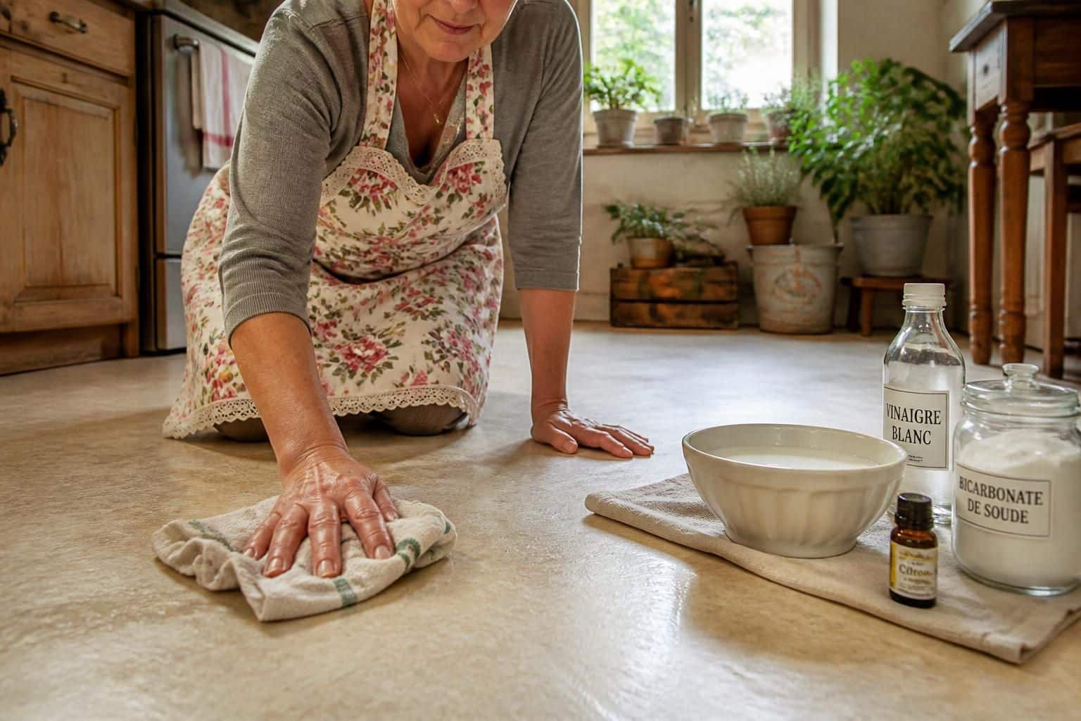 découvrez une astuce de grand-mère simple et naturelle pour nettoyer efficacement votre sol en lino, sans produits chimiques.