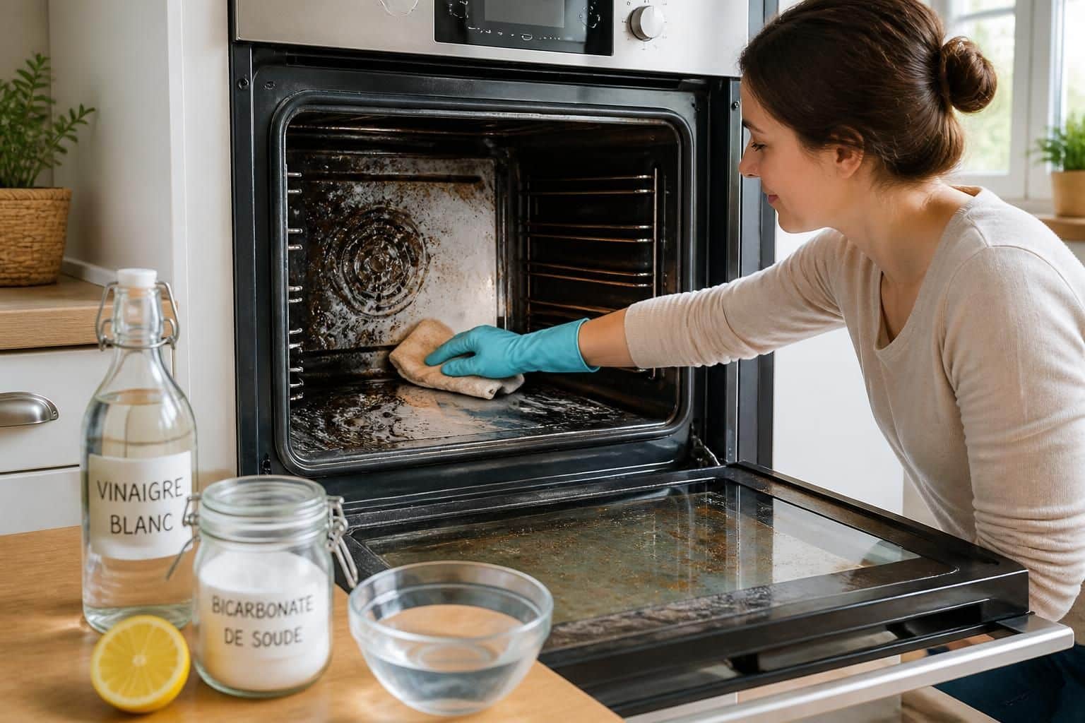 découvrez comment nettoyer un four très sale facilement, sans effort et sans utiliser de produits chimiques, grâce à des astuces naturelles et efficaces.