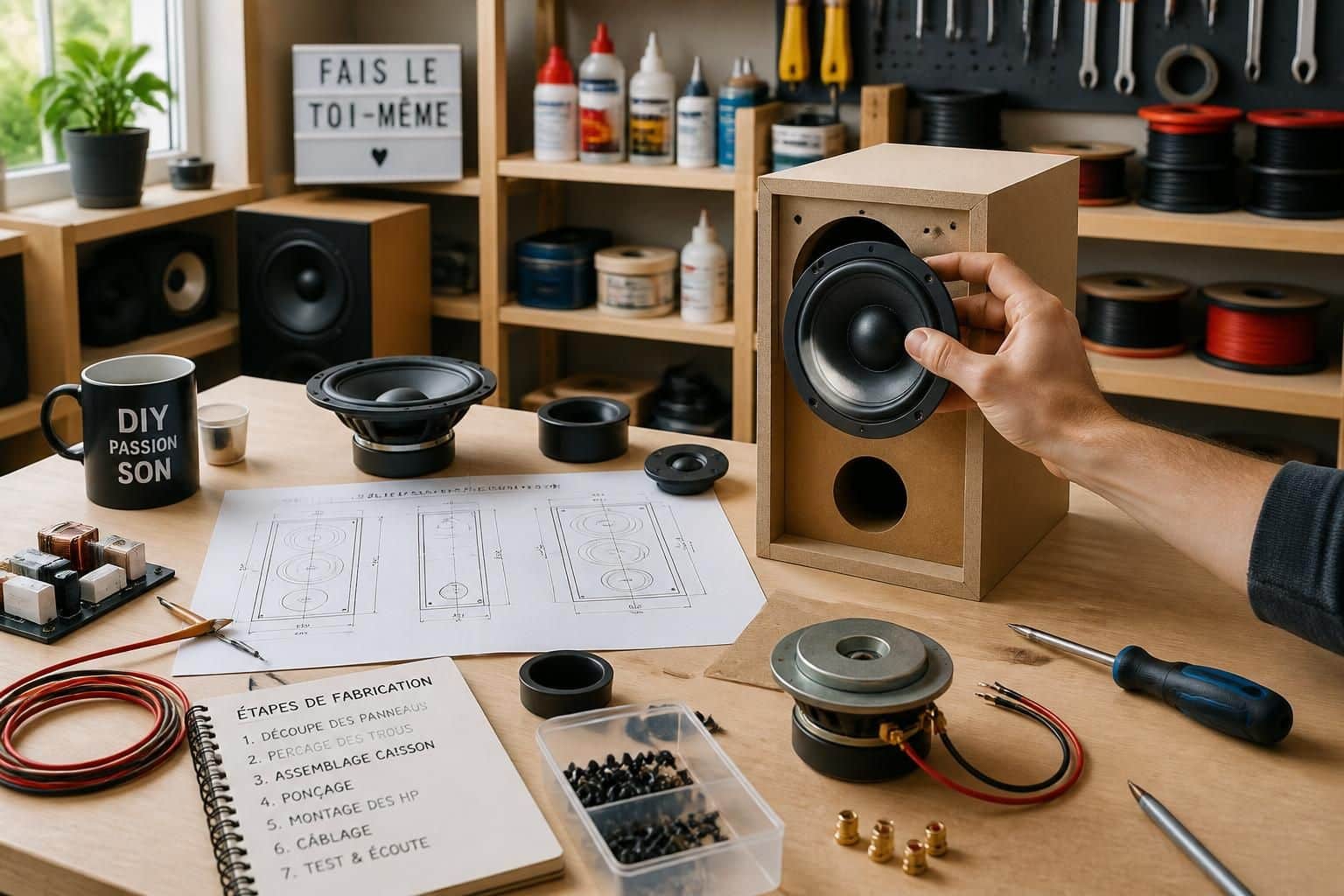 apprenez à fabriquer vos propres enceintes diy grâce à nos conseils pratiques et étapes essentielles pour un son de qualité à la maison.
