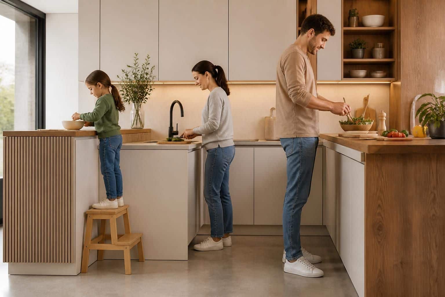 découvrez comment choisir la hauteur idéale pour votre plan de travail de cuisine en fonction de votre taille, pour un confort optimal et une ergonomie adaptée.