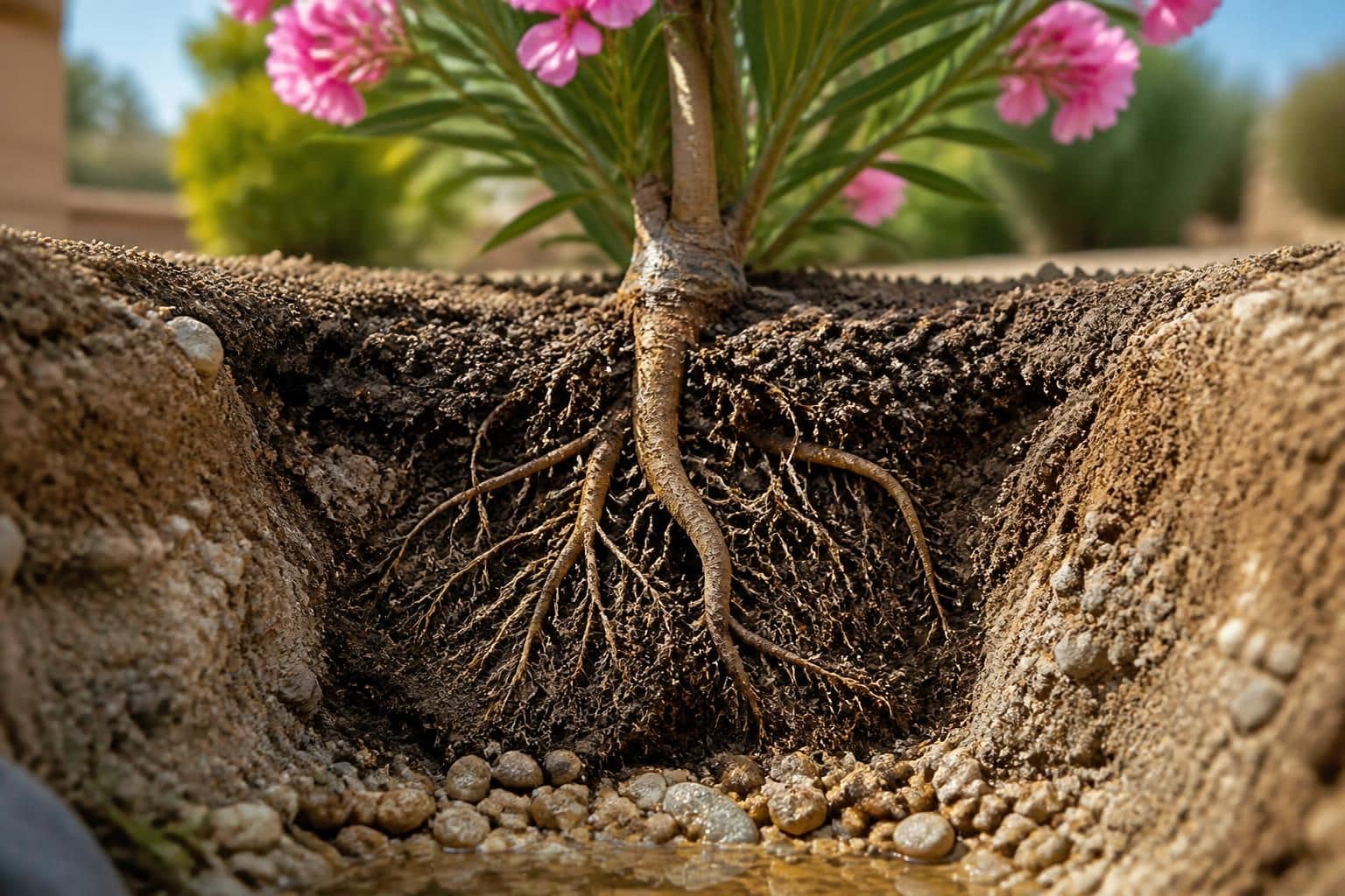 découvrez tout sur les racines du laurier rose : profondeur d'enracinement, risques potentiels et conseils pratiques pour une plantation réussie.