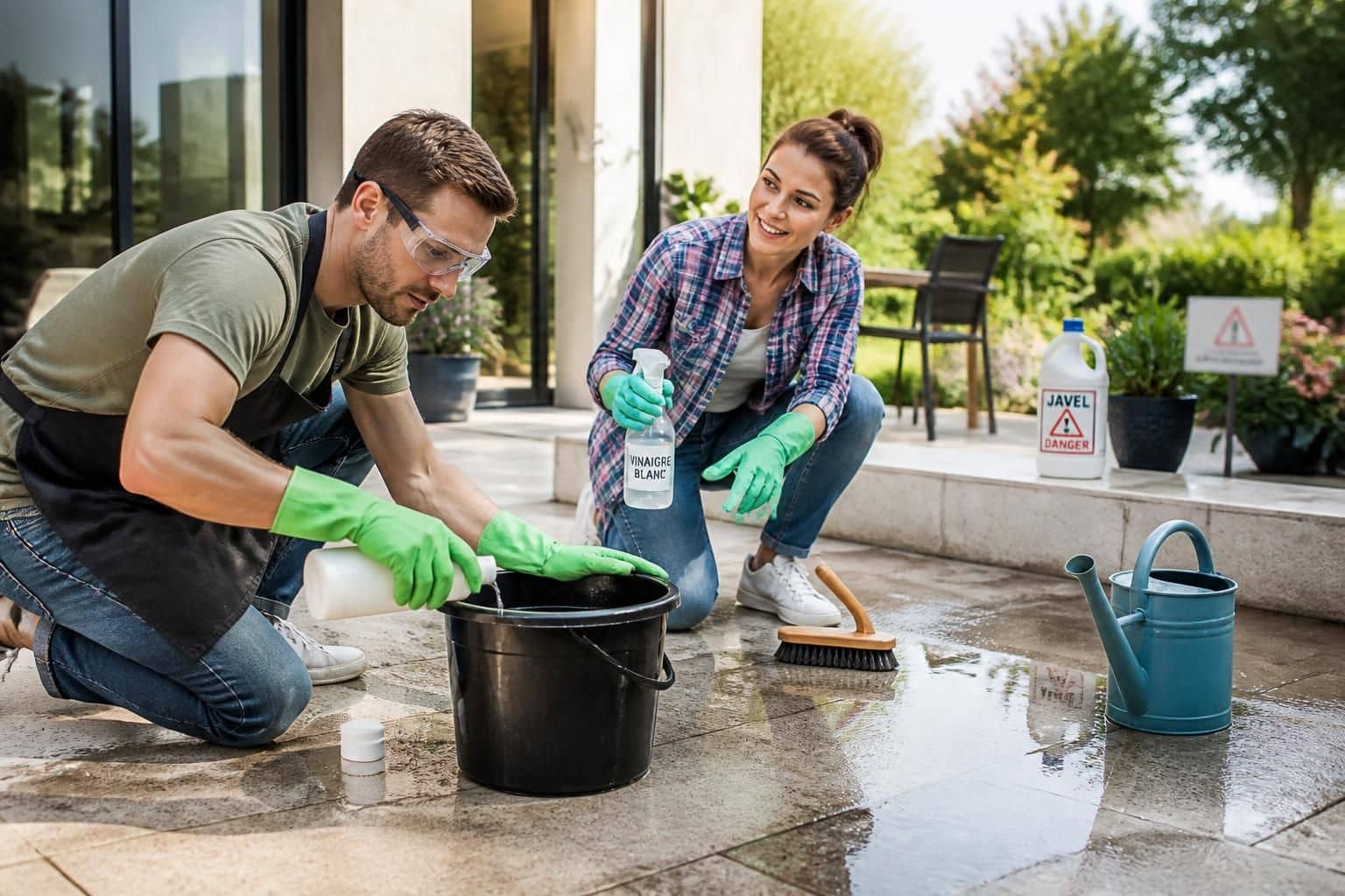 découvrez comment nettoyer une terrasse en béton avec de la javel en toute sécurité, les précautions à prendre, ainsi que des alternatives efficaces pour un nettoyage optimal.