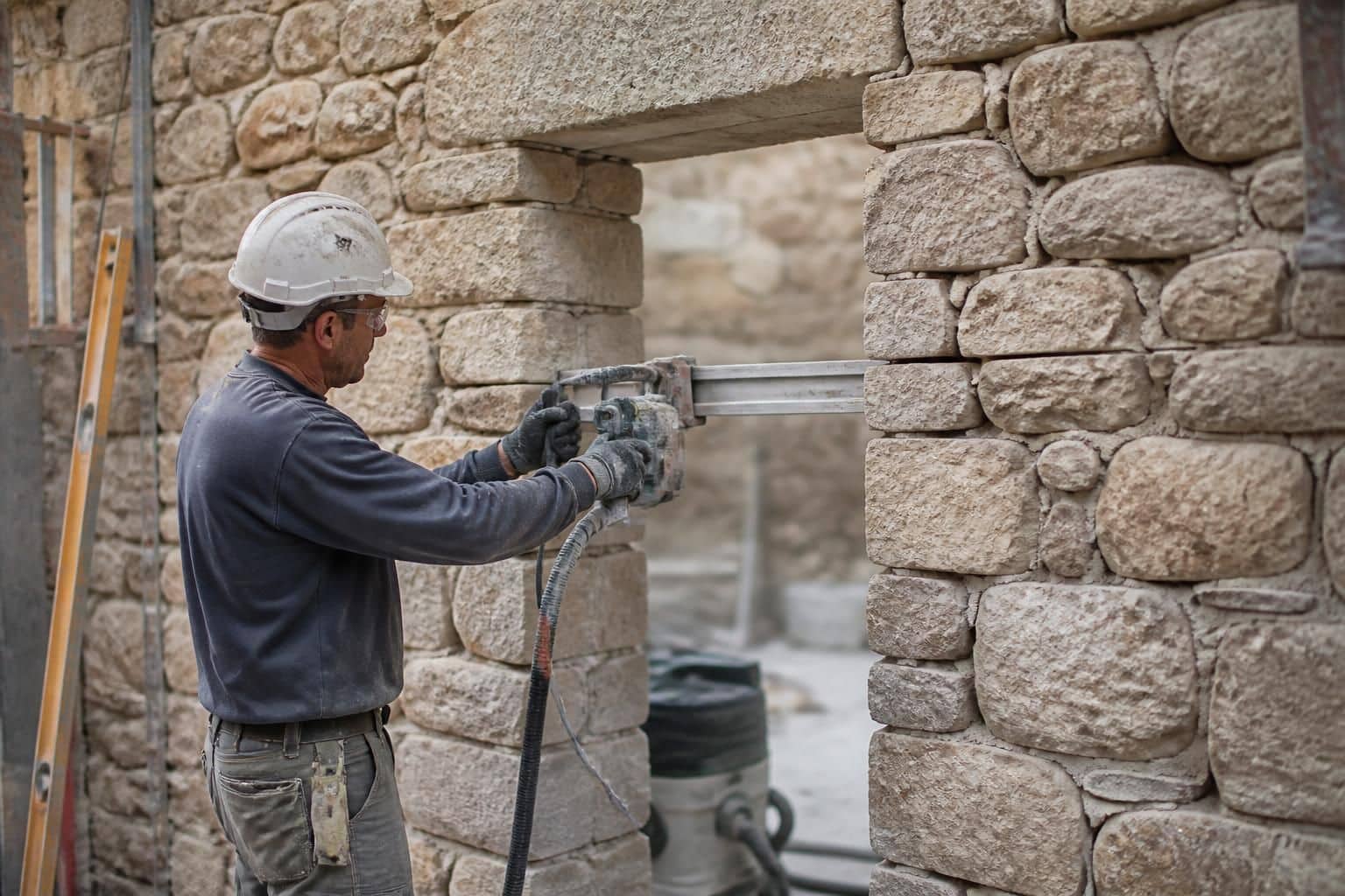 découvrez une méthode sécurisée et efficace pour réaliser l'ouverture d'un mur en pierre sans utiliser d'étais, garantissant stabilité et sécurité tout au long des travaux.