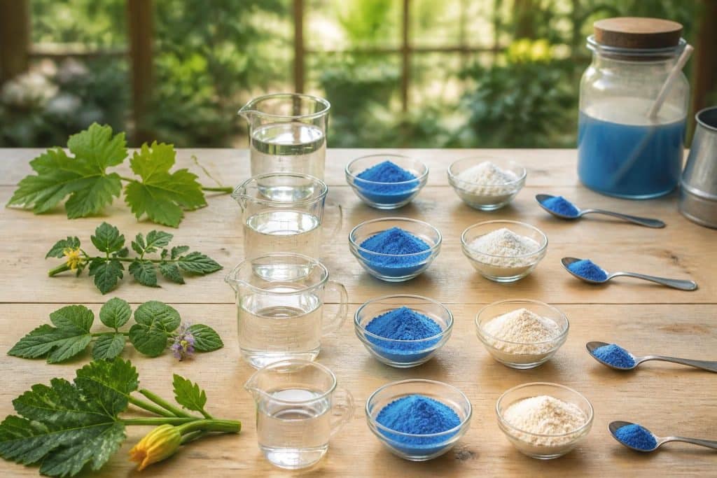 découvrez notre tableau de dosage de bouillie bordelaise adapté aux différentes plantes et volumes pour un traitement efficace et maîtrisé de vos cultures.
